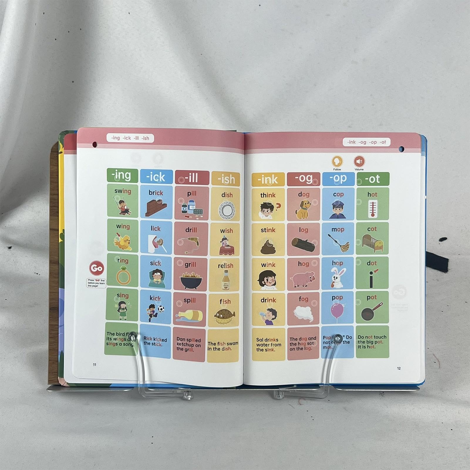 Libro Sonoro Per L'apprendimento - Giocattolo Educativo Inglese Parlante Interattivo Ricaricabile | Libro Di Fiabe Audio Per Bambini In Età Prescolare | Strumento Di Apprendimento Per Auto Da Viaggio