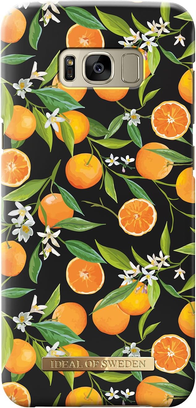 iDeal of Sweden Mobile Phone Case for Galaxy S8 Plus (Microfiber Lining, Qi Wireless Charger Compatible) (Tropical Fall)