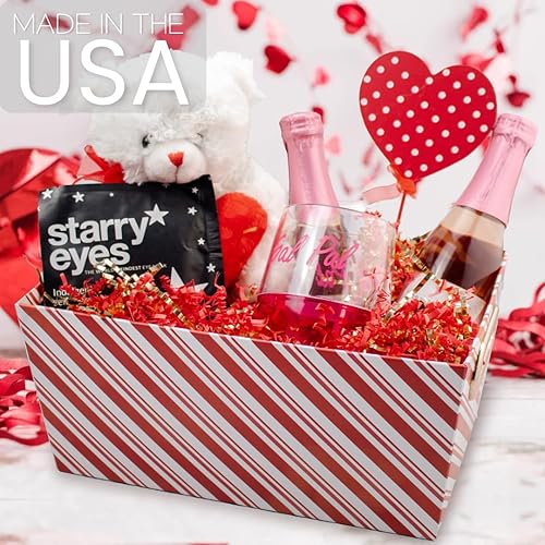 Miniatura 238 de MagicWater Supply - 1 libra - Naranja - Relleno de papel de corte arrugado ideal para envolver regalos, relleno de cestas, cumpleaños, bodas