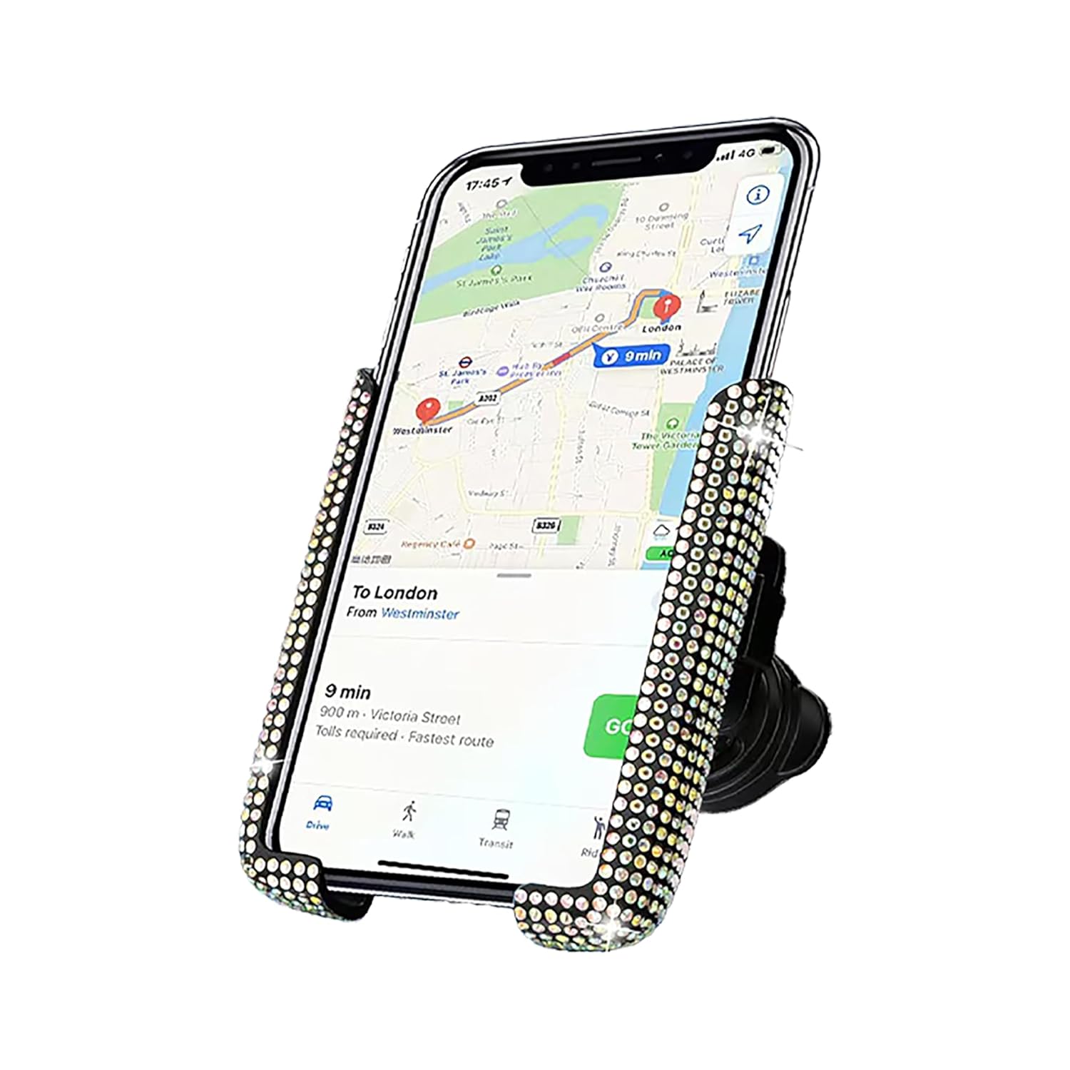 Universal Car Phone Mount Holder for iPhone Android - 360 Adjustable Air Vent Phone Holder Hands-Free Car Accessories