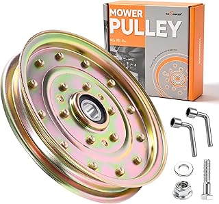 Flat Idler Pulley Replacement for Exmark Lazer Z, Lazer XP, Toro Z Master 52" 60" 72" Deck, Replaces Exmark Toro 116-4667, 1-633109, 633109, 126-7685, Husqvarna 539102610