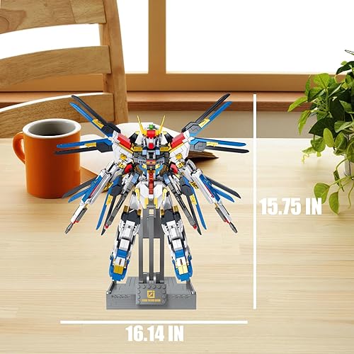 Miniatura 6 de TAMEXI Mech Robot - Juego de juguetes de construcción, kit de modelo, figuras de acción coleccionables, regalos de juguete para adultos y niños de 6