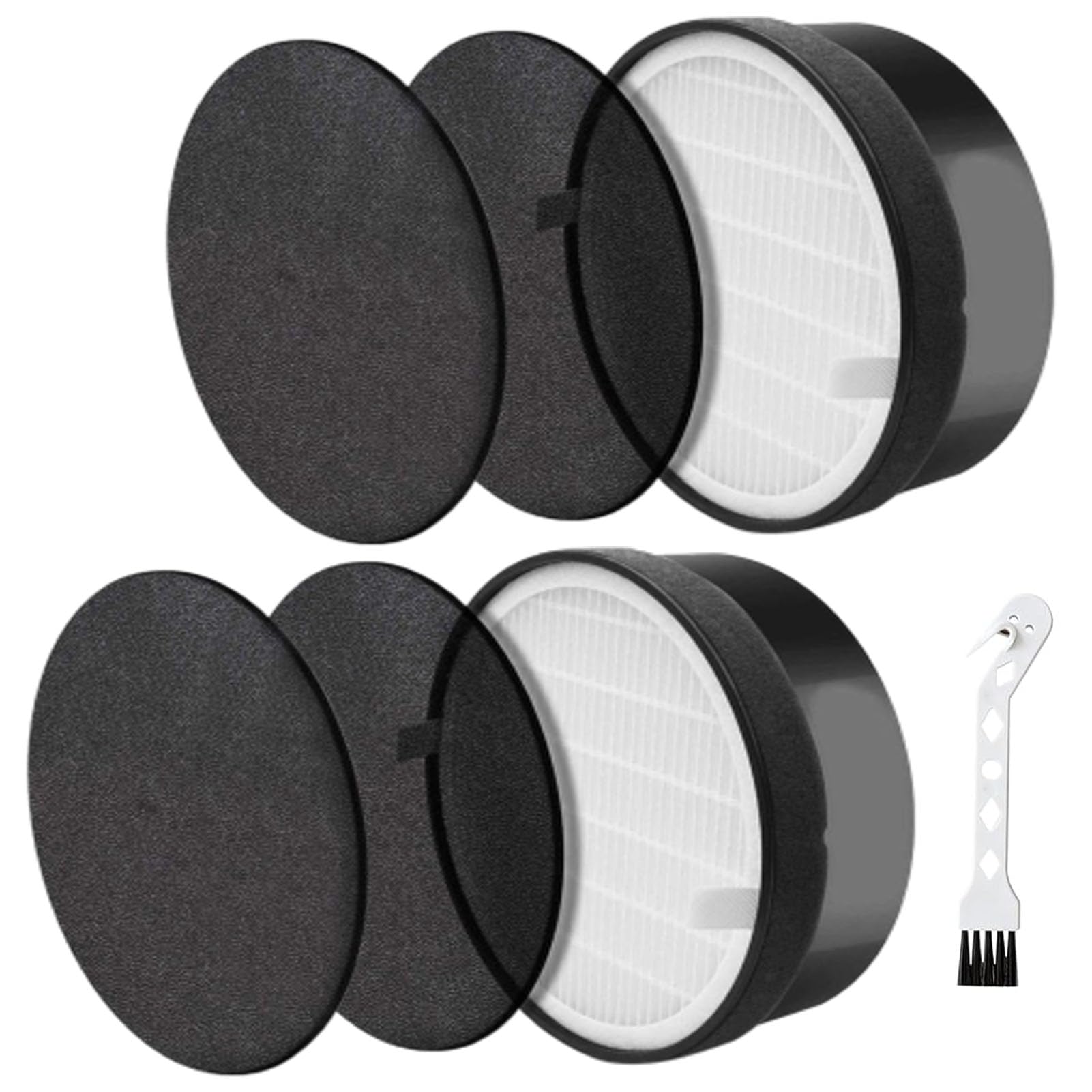 LV-H132 Replacement Filter Compatible for LEVOIT LV-H132 Air Filter, Activated Carbon Filter,Part LV-H132-RF,2 Pack