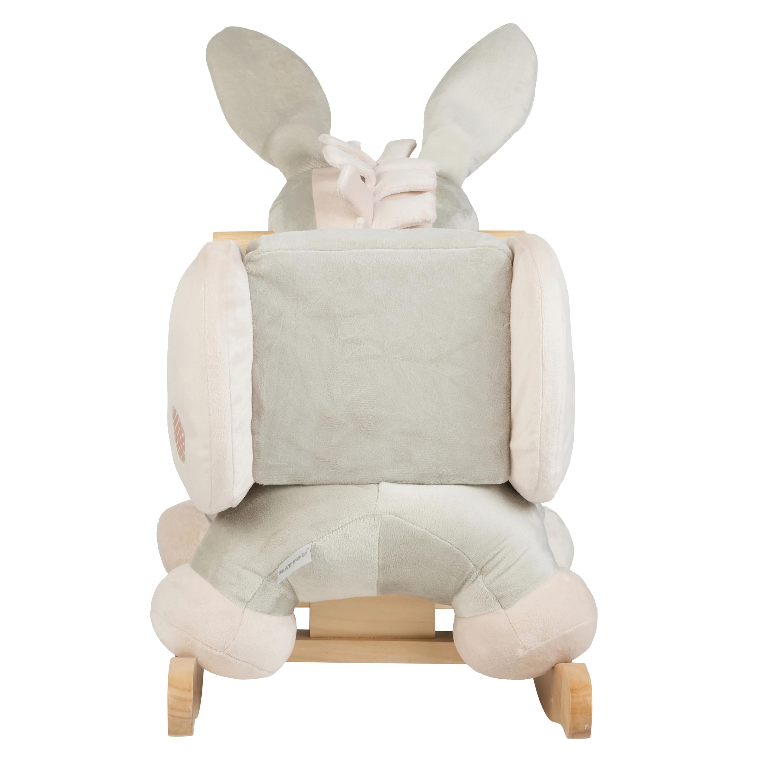 Nattou Cappuccino l'asino a dondolo, da 10 a 36 mesi, 60 x 36 x 50 cm, Cappuccino, beige, 211505