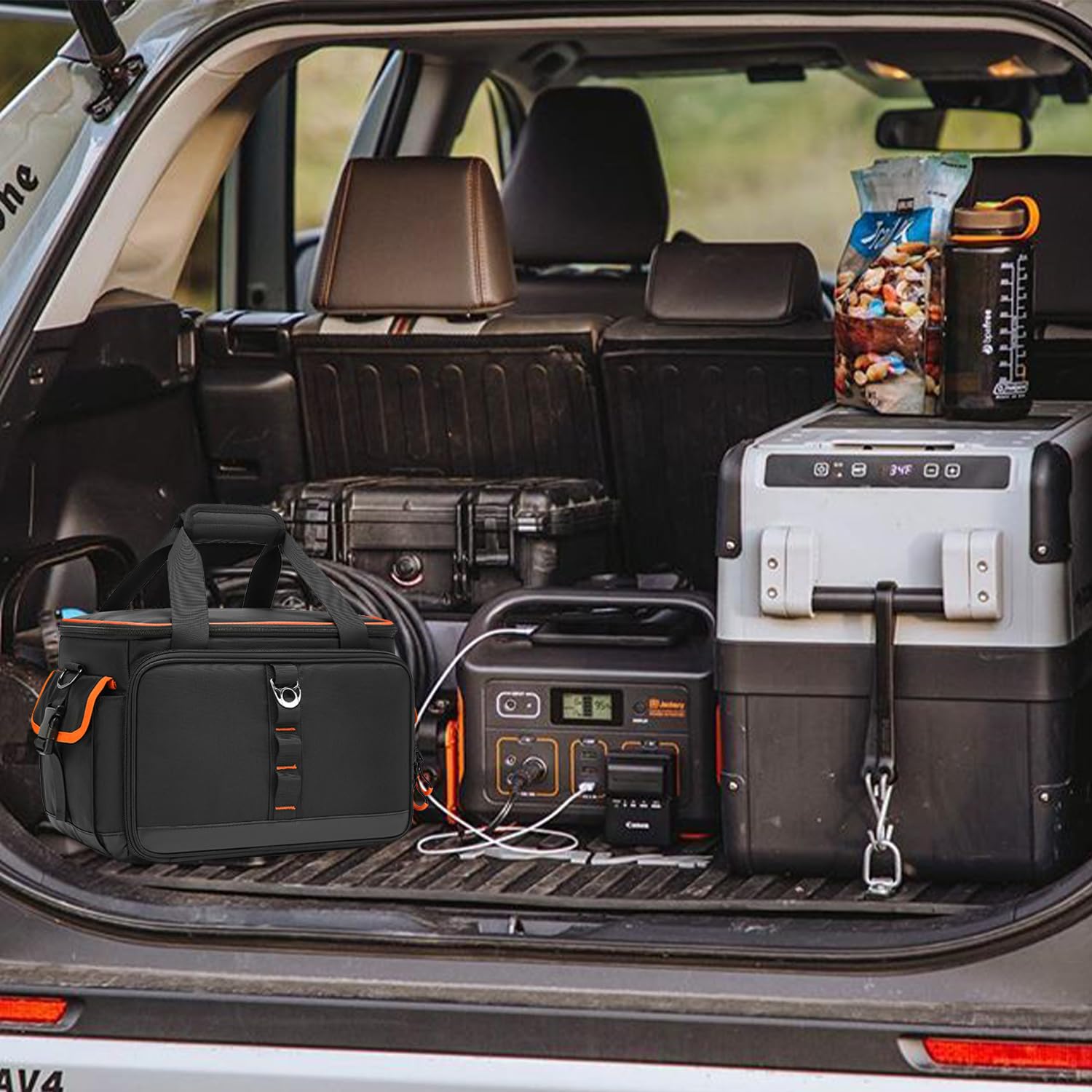 Tasche für Generator kompatibel mit Jackery Explorer 2000 v2/ Anker solix c1000/Bluetti 200 v2/ Ecoflow delta 2 Max 500 Tasche für tragbares Kraftwerk