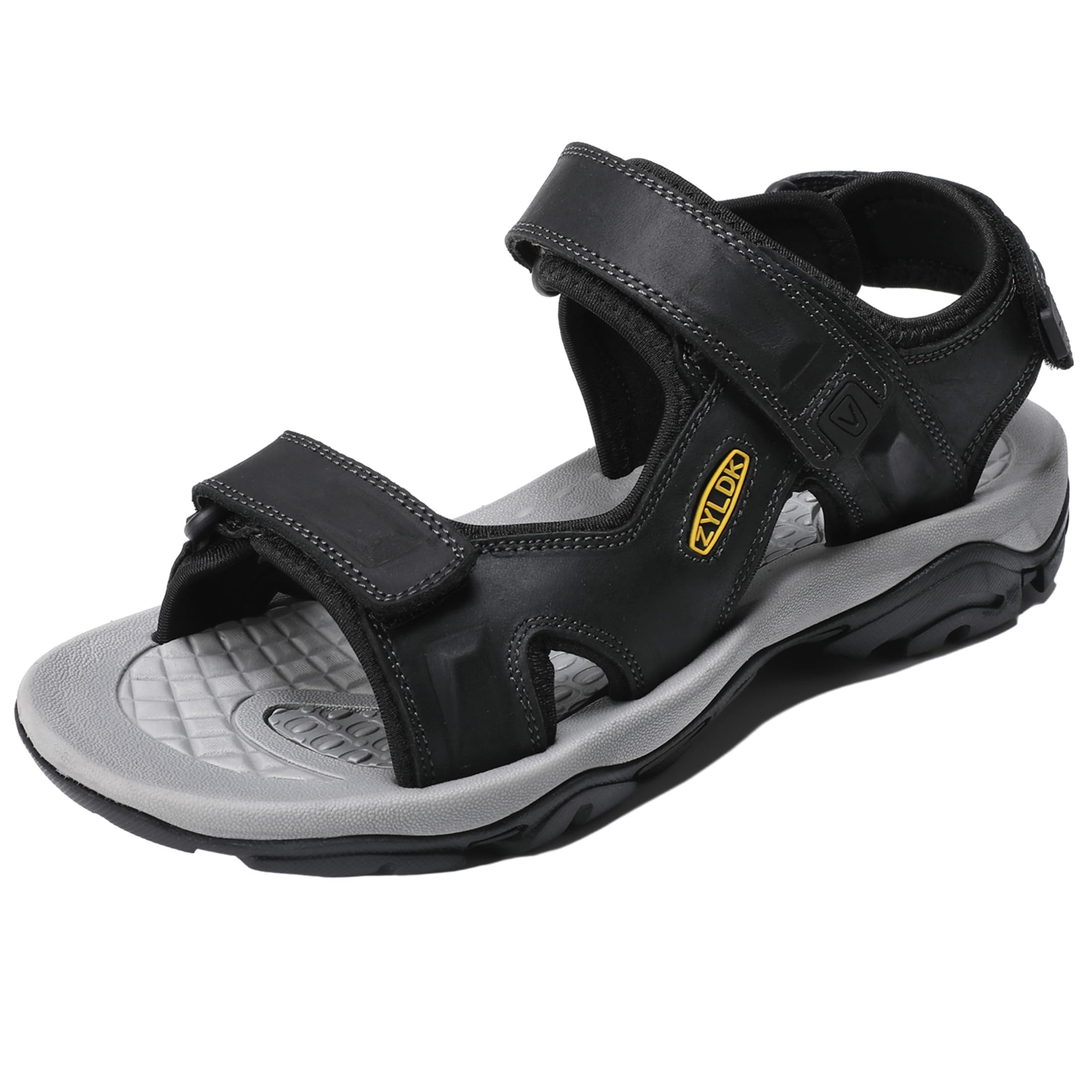 Sandali Uomo Pelle Estivi Sandali Sportivi Escursionismo Outdoor Camminata Cuoio Traspiranti Spiaggia