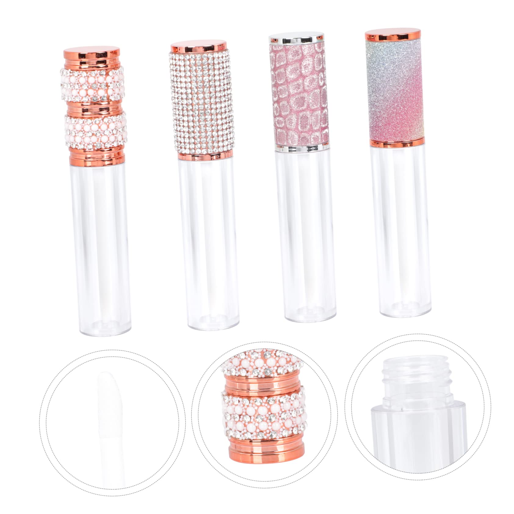 Nachfüllbare Lipgloss Tube 5ml aus Abs, 20 Stück Pack
