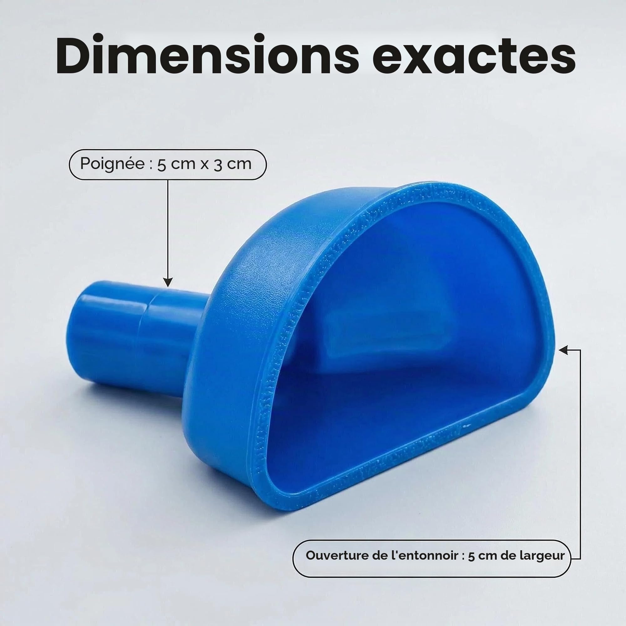 Entonnoir pour remplissage d'eau de camping-car, entonnoir anti-déversement à large goulot imprimé 3D pour réservoir d'eau de camping-car, entonnoir de remplissage de réservoir d'eau douce pour