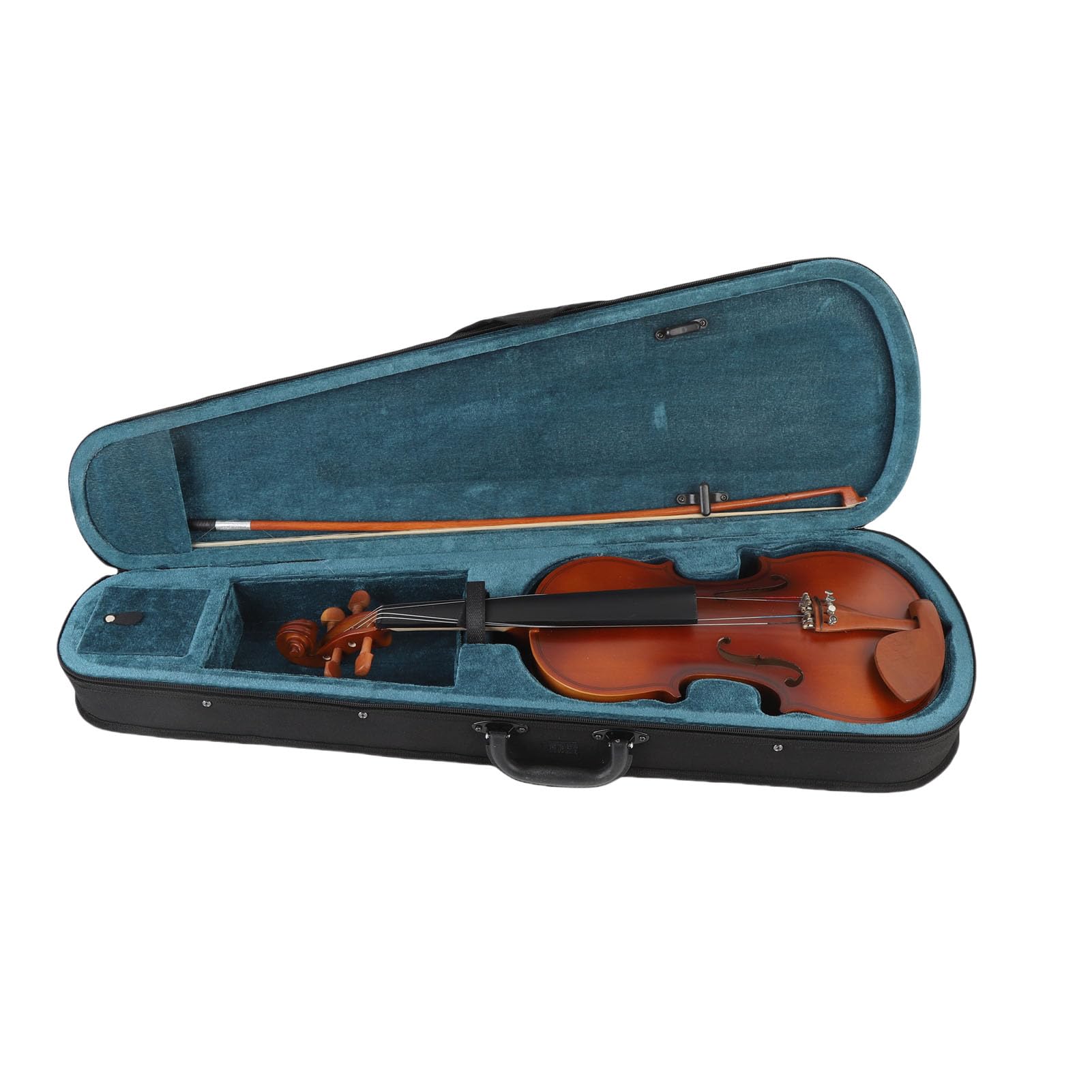 Naroote 4 4 Violino Violino Acustico Opaco in Legno Massello con Archetto e Custodia Rigida Top in Abete Fondo in Giuggiola Design Ergonomico per Principianti Adulti Pratica Ed Esami di