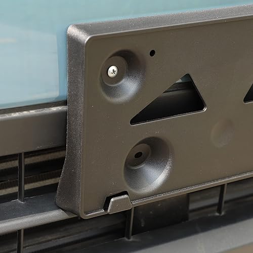 Miniatura 7 de Soporte para placa de matrícula de parachoques delantero compatible con Ford Maverick 2022 2023 2024 2025, adaptador de montaje de parachoques