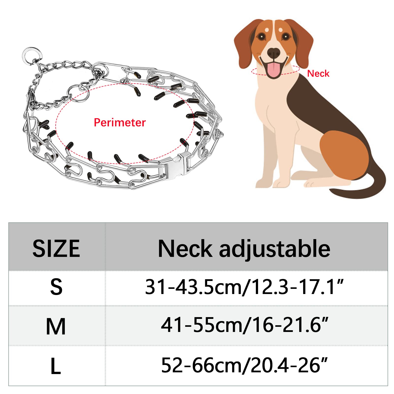 Prong Collar Size Chart corona.dothome.co.kr