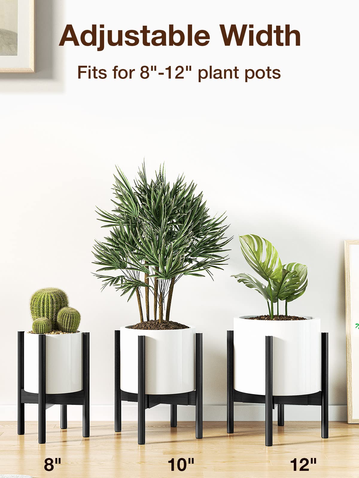Amazon.com : MUDEELA Plant Stand Dark Brown 2 Pack or 2 Tier and