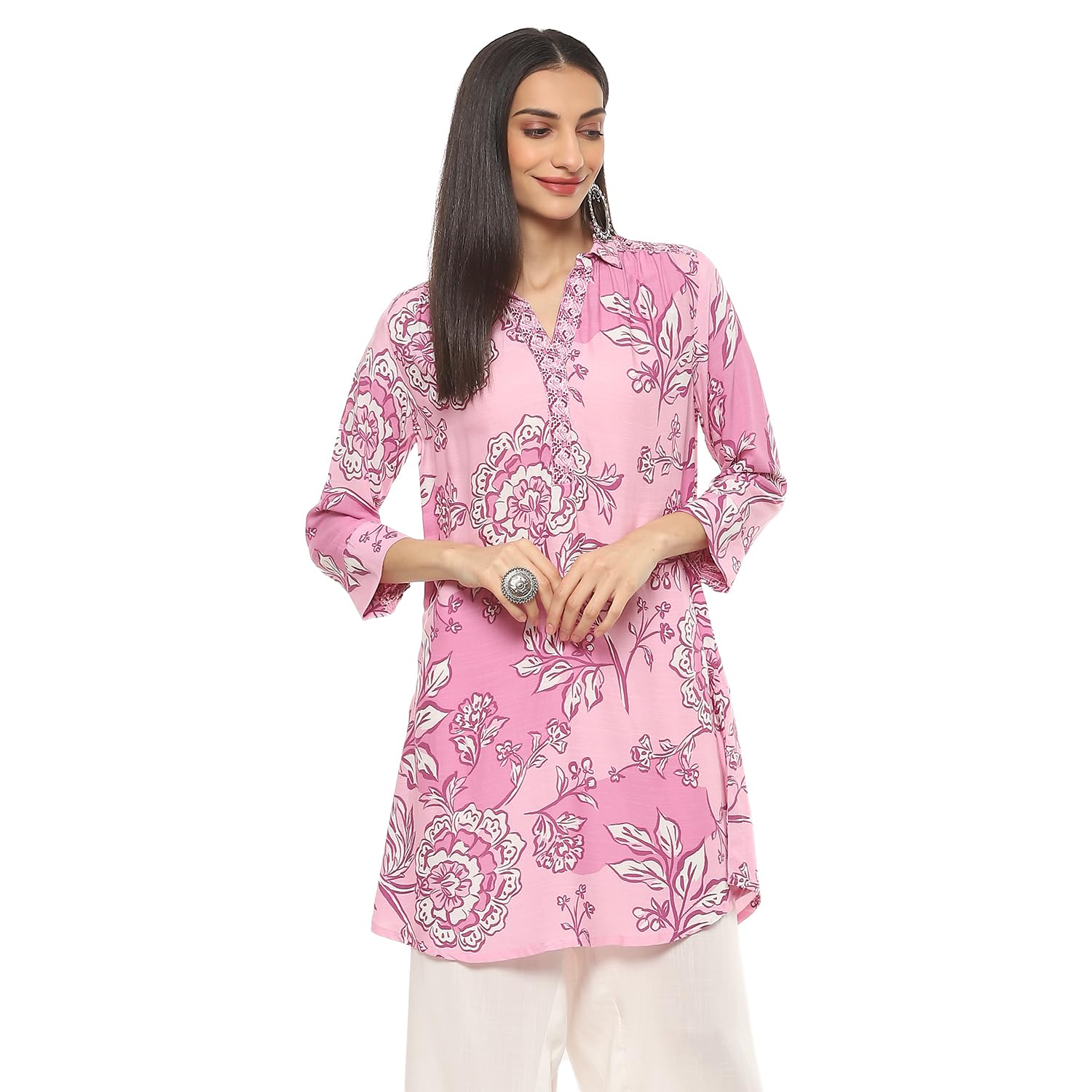 biba Women's Rayon Straight Fit Straight Kurti-picture-34