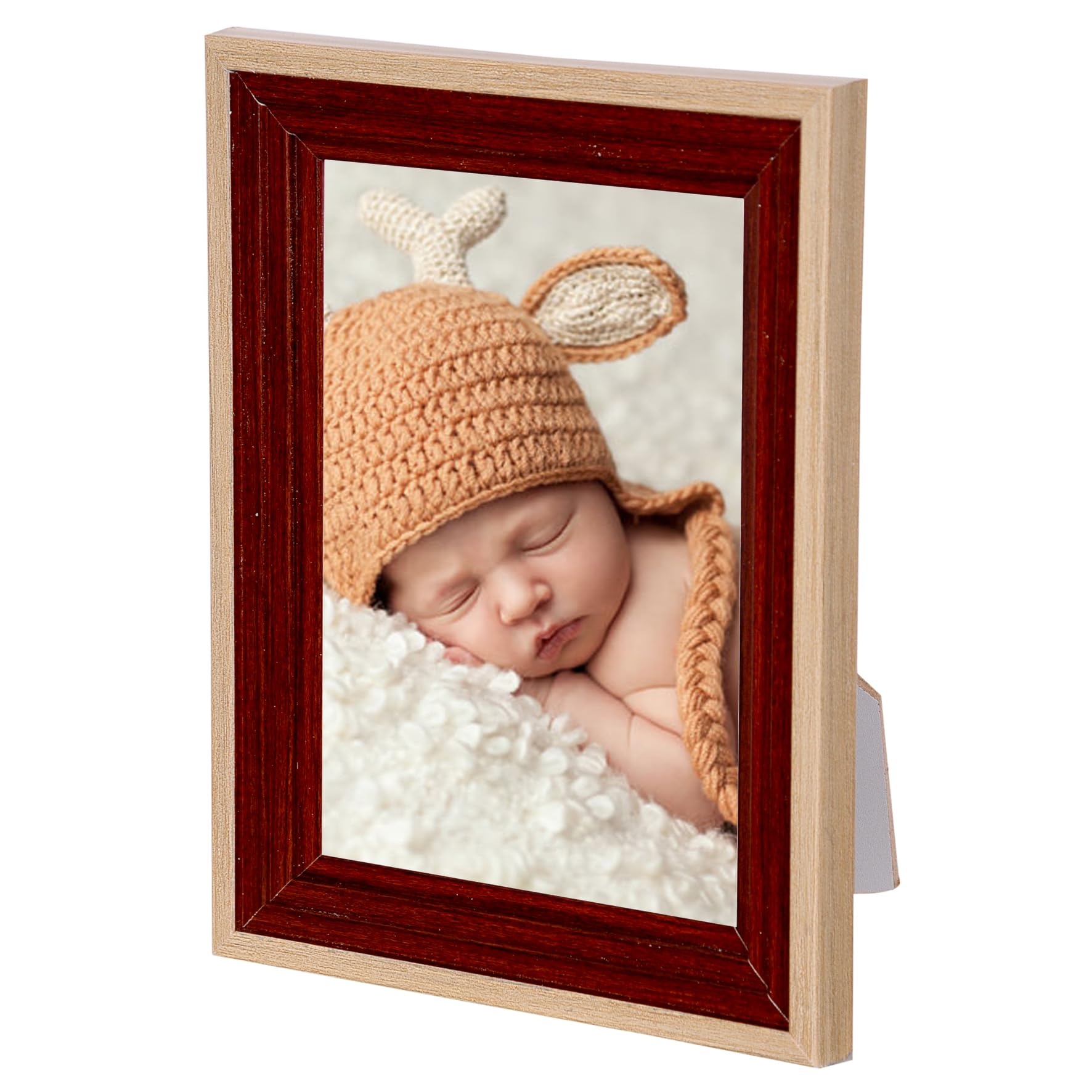photo frame (5X7, Brown)