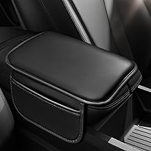 Center Console Cover,Arm Rest Cover for Car,Car Accessories Car Center Console Cover,Center Console Cover with Storage Bag,Car Interior Accessories for Most Vehicles SUV (Black)