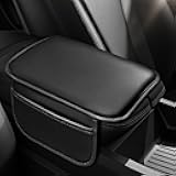 Center Console Cover,Arm Rest Cover for Car,Car Accessories Car Center Console Cover,Center Console Cover with Storage Bag,Car Interior Accessories for Most Vehicles SUV (Black)