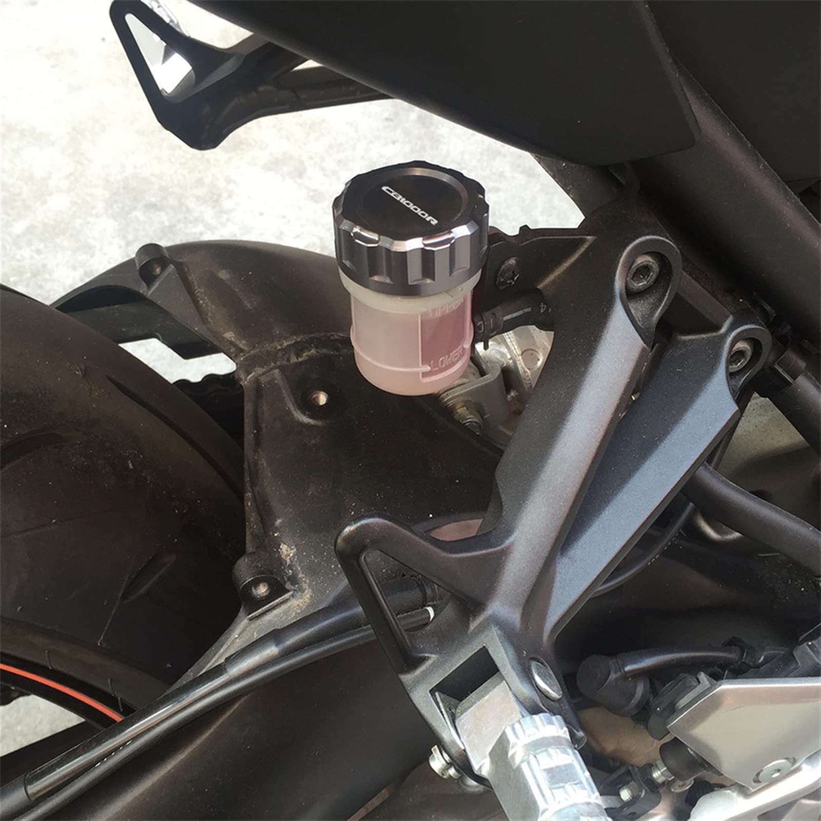 Deckel Für Bremsflüssigkeitsbehälter Honda CB1000R – Aluminium-Abdeckung Für Modelle 2017-2024, Schutz Vor Manipulation