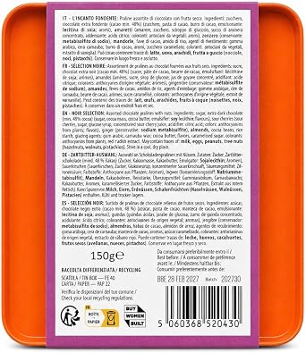 Lavolio L'Incanto Fondente 150g – Dark Chocolate Pralines Gift Tin