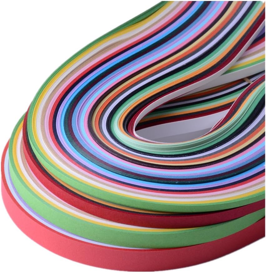 Kenefa Paper Quilling Sets 26 Colors 1040 Strips 3/5/7/10mm Pack of 4 (Paper Width 3mm)