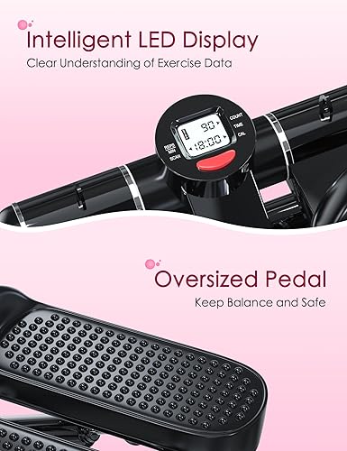 Miniatura 8 de KitGody Mini steppers para ejercicio, escalera de 330 libras de capacidad, máquina de pasos de entrenamiento para ejercicio en casa, máquina de