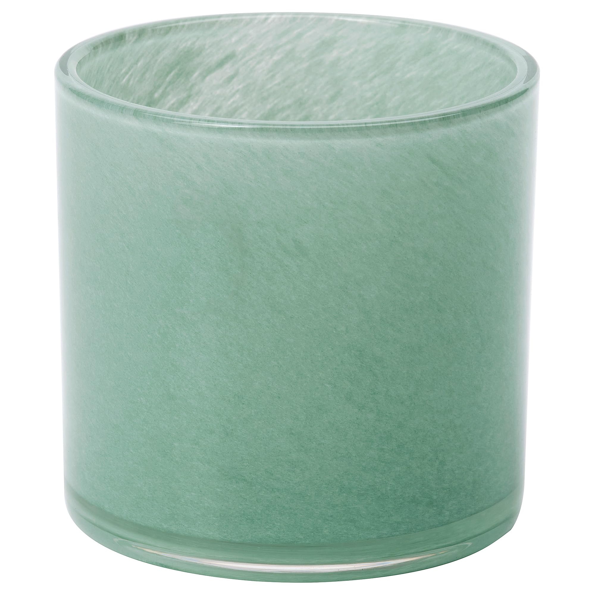 Photophore vert VINDSTILLA 7 cm pour bougie chauffe-plat