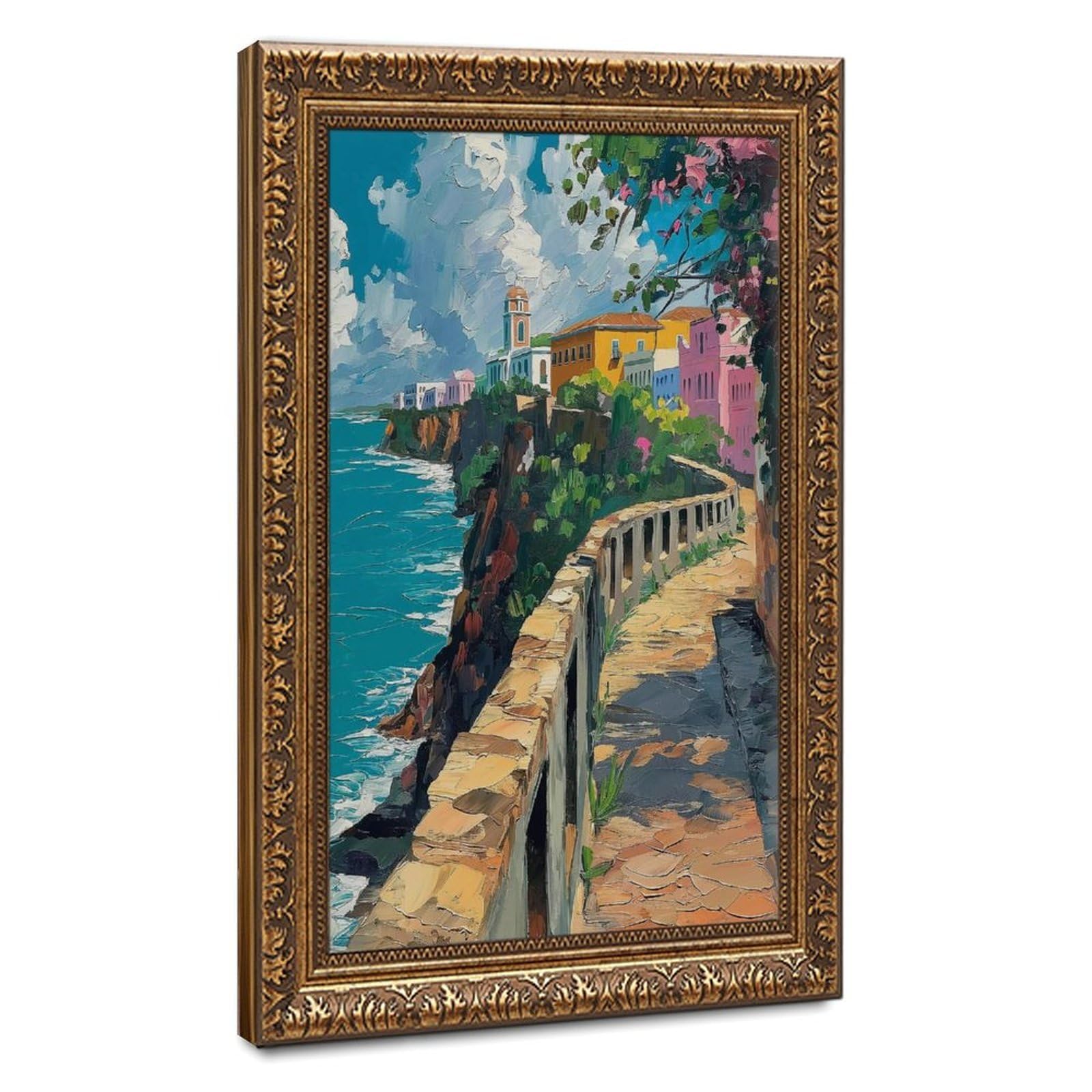Bareronor San Juan Puerto Rico Canvas Poster for Home Decor Gift