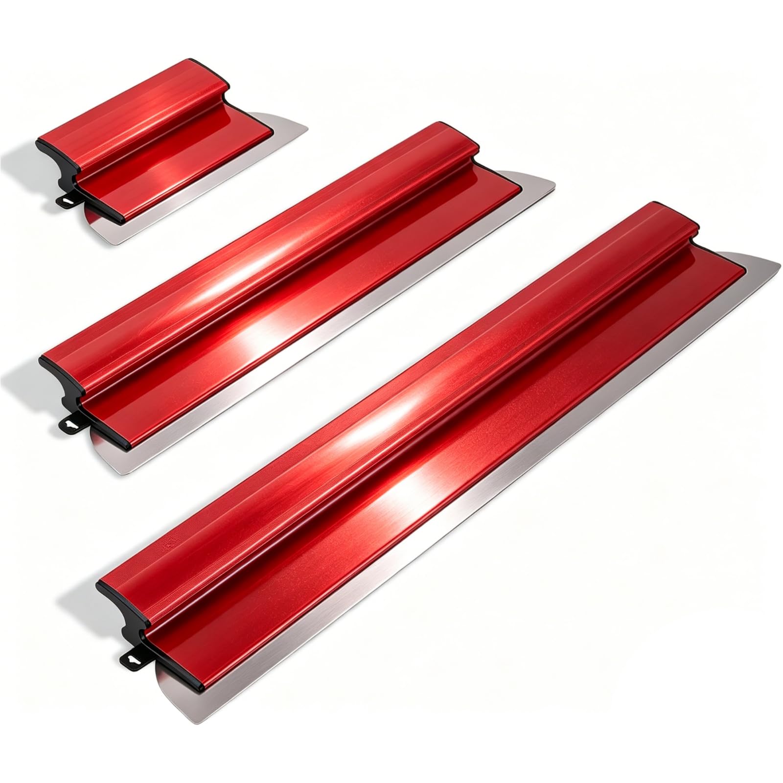 Set di 3 spatole per superfici con manico a Z, set di spatole, spatola per facciate, spatola multifunzione per lavori di pittura, demolizione, cartongesso e intonacatura