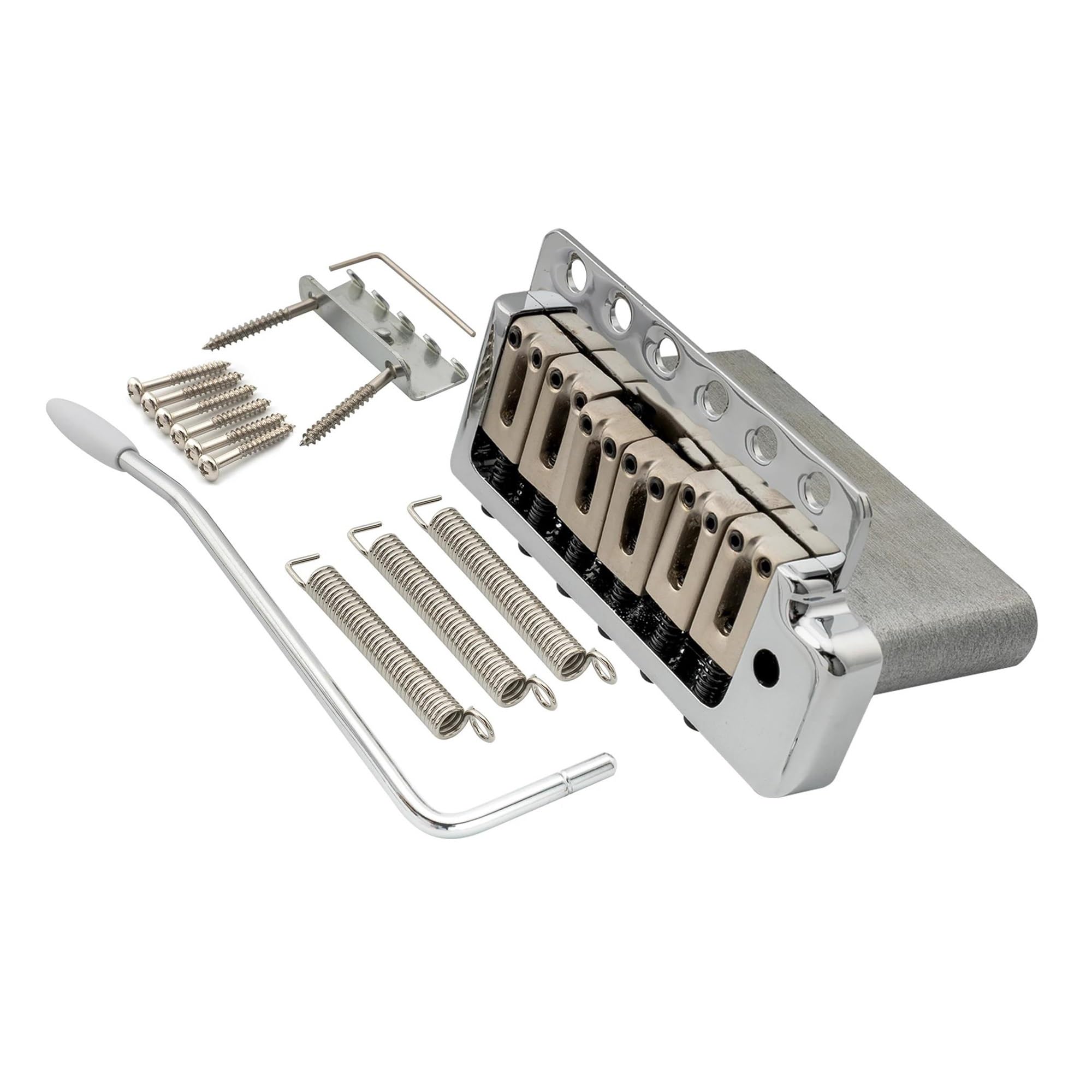 Puente Trémolo De Guitarra De Bloque Sólido De 52.5 Mm Adecuado Para Guitarras Con Espacio Estrecho Entre Cuerdas | Puente de guitarra