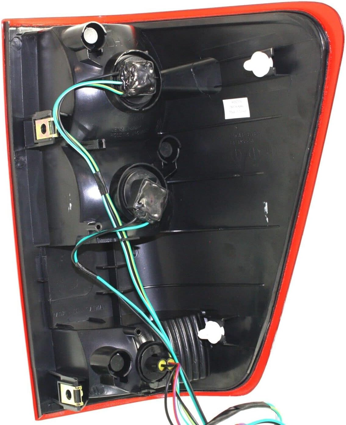 Tail Light Replacement For Nissan Titan - Fits Driver Side of Rear Tail Lights - Includes Lens, Housing, and Bulb - For 2004 2005 2006 2007 2008 2009 2010 2011 2012 2013 2014 2015 Nissan Titan