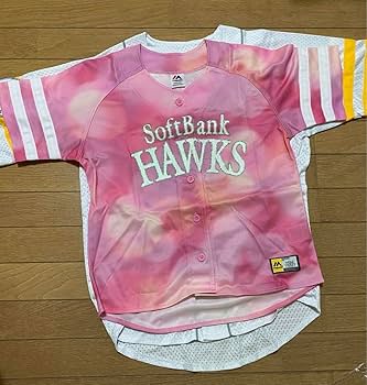 ソフトバンクホークス板東ユニフォーム Lサイズ Amazon.co.jp: 2023福岡ソフトバンクホークス坂東湧梧投手ピンク