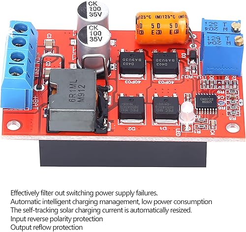 Miniatura 4 de Regulador de panel solar 5A MPPT Regulador de panel solar Controlador de carga de batería solar para placas de prototipos de alta frecuencia y baja