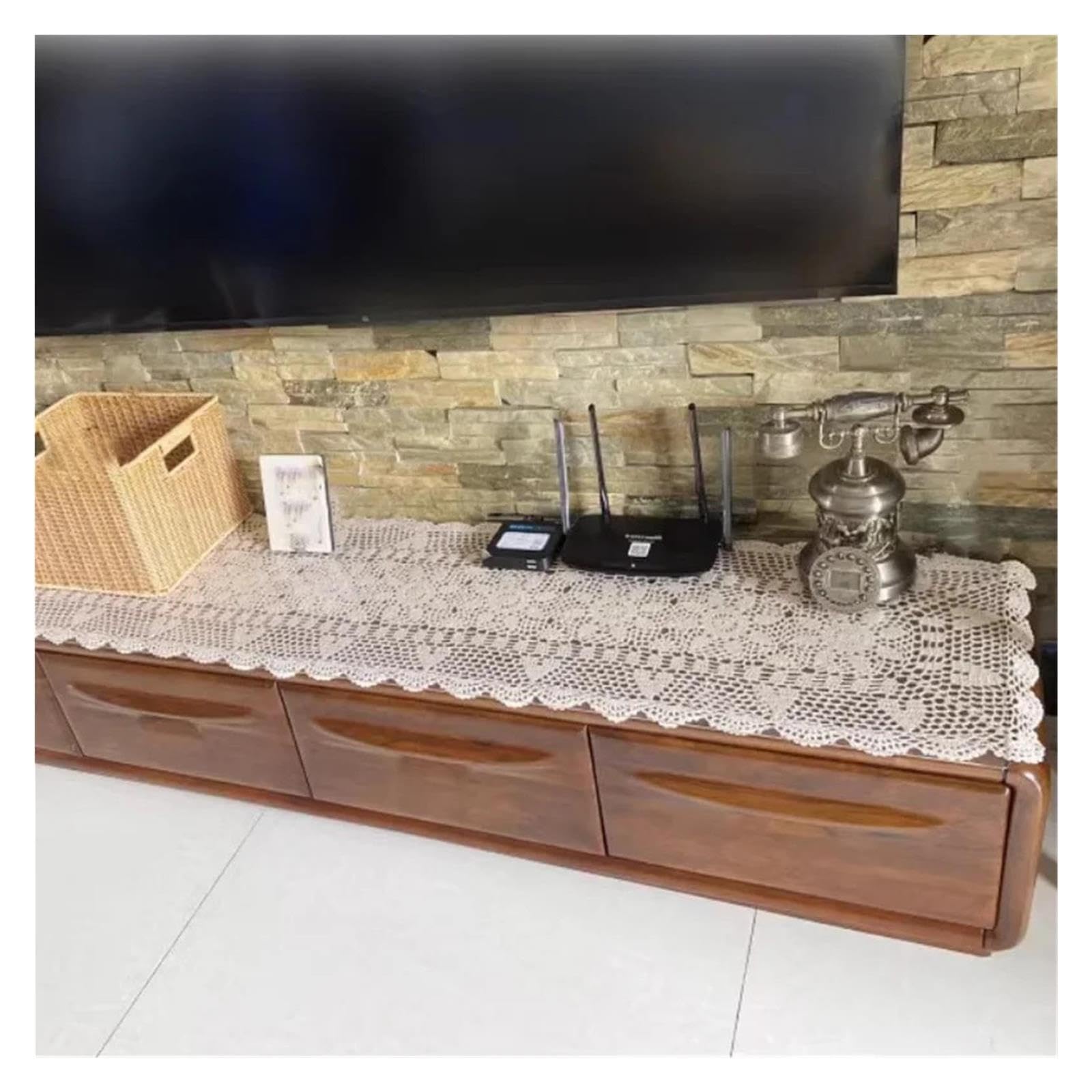 Runner da Tavola All'uncinetto Tovaglie Artigianali All'uncinetto Shabby