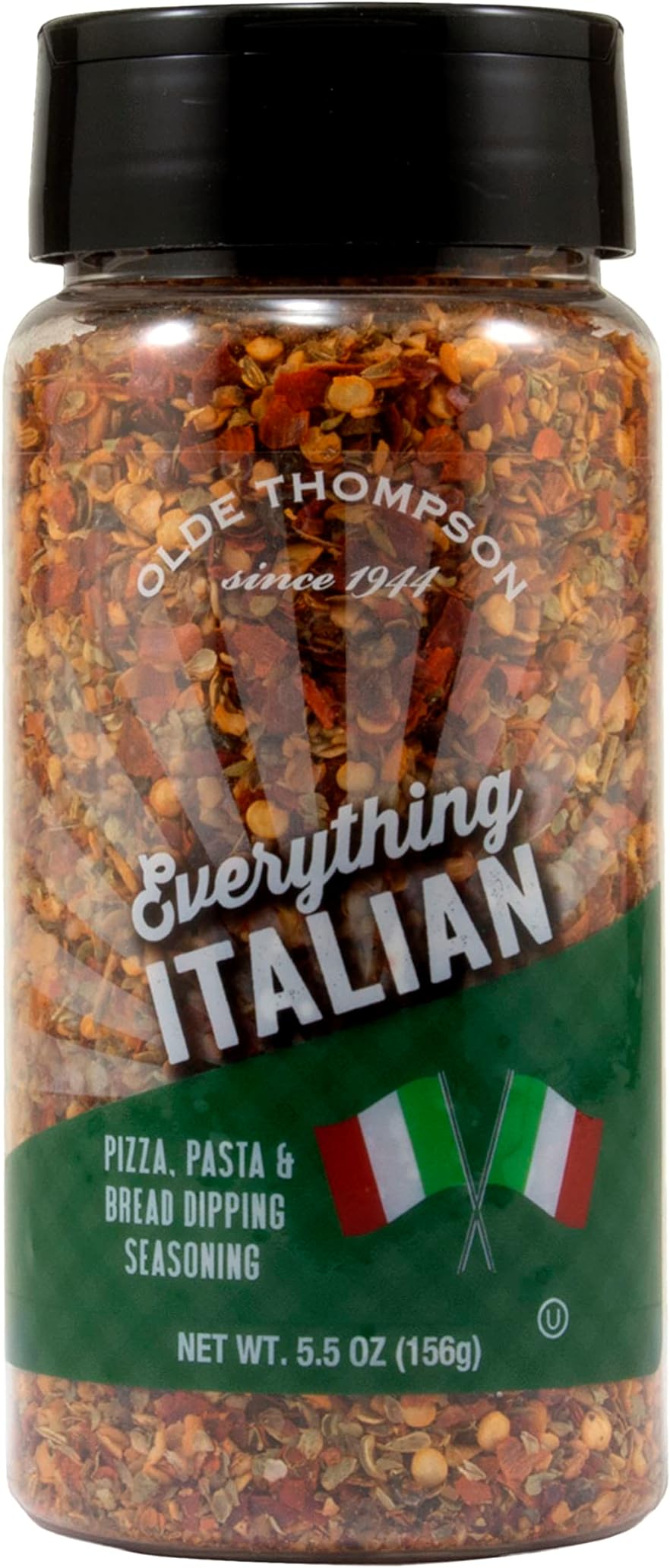 OLDE THOMPSON SINCE 1944 Everything Italian Seasoning, Basil, Oregano, Garlic, Red Pepper Spice and Seasoning, 5.5 Ounce