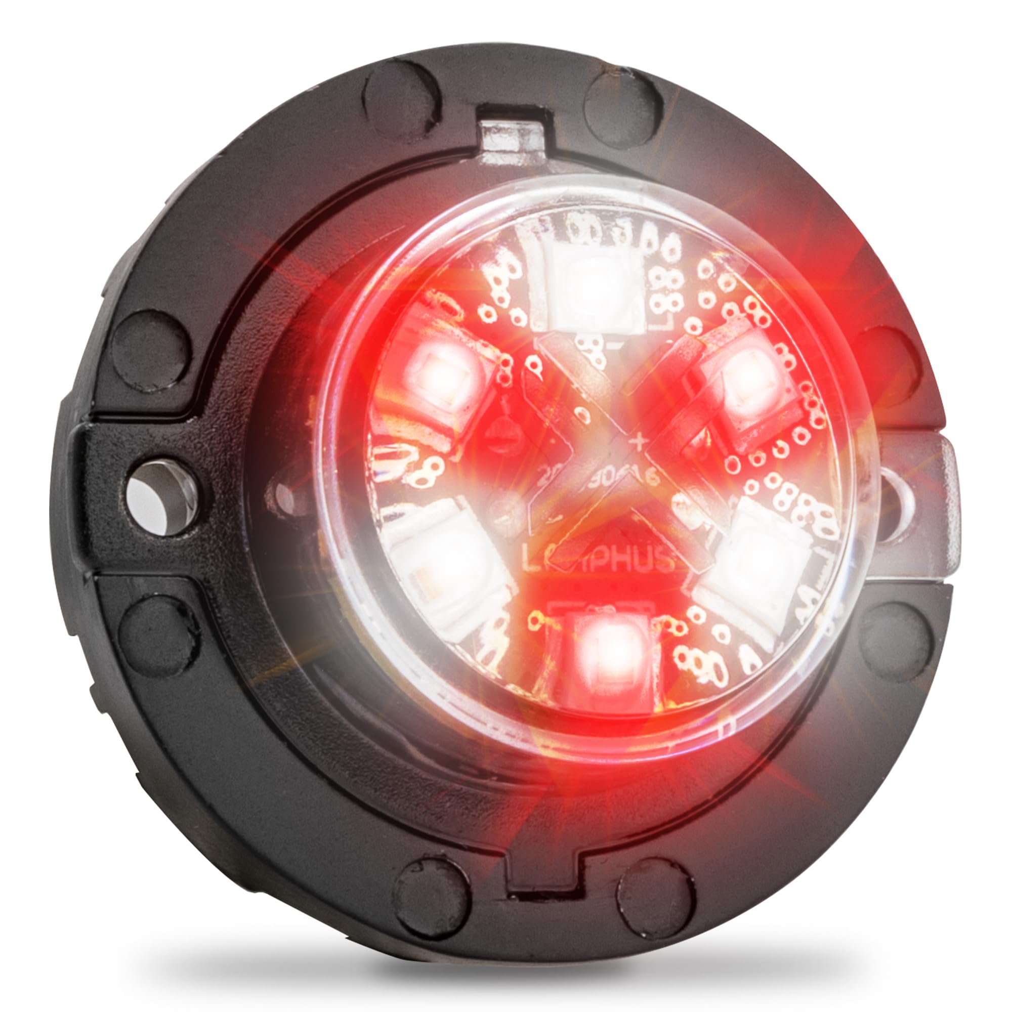 Amazon.com: SnakeEye III Red White Clear LED Hideaway Strobe Light