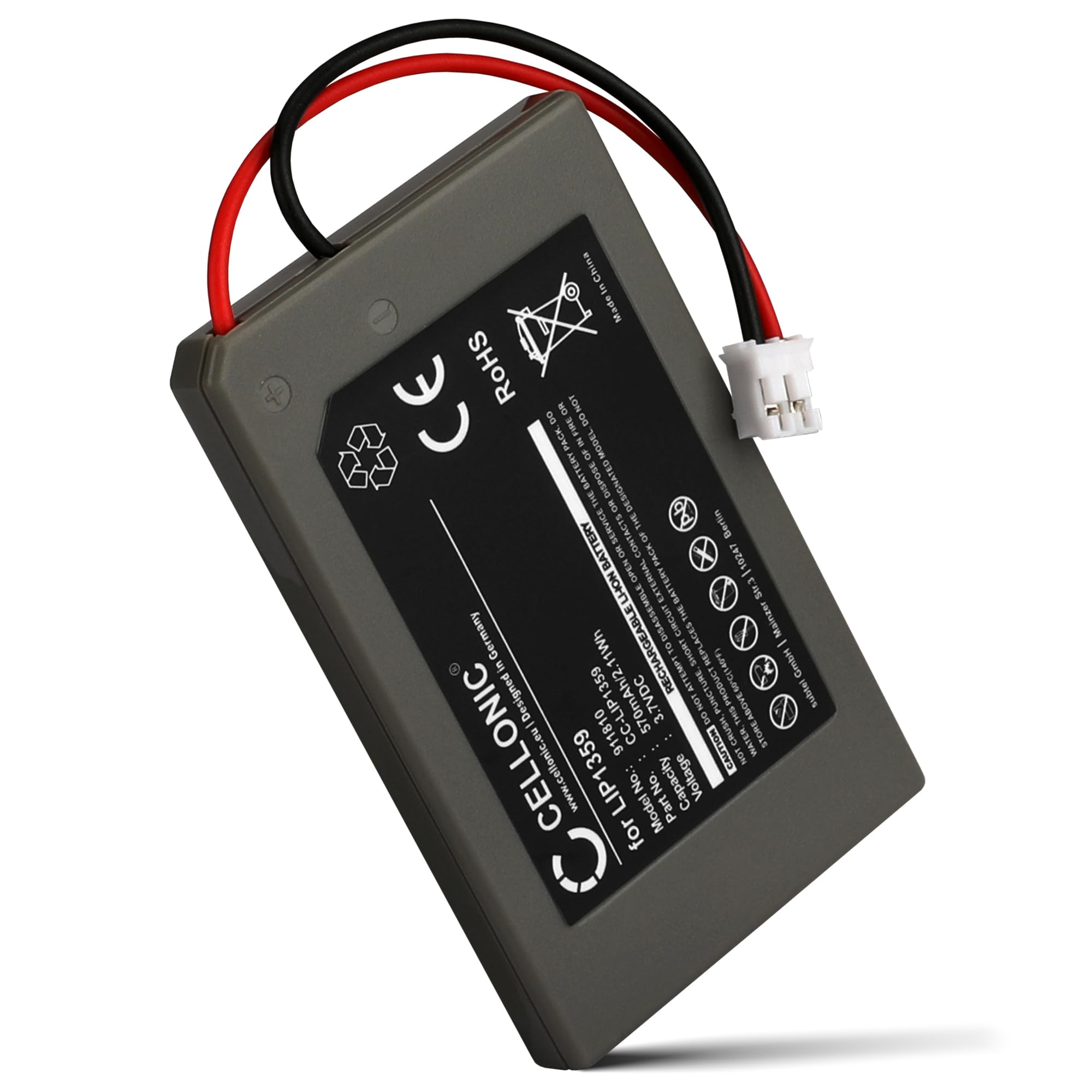 CELLONIC, Batería para Consola de Juegos Compatible con Sony Dualshock 3 Wireless Controller (3.7V, 570mAh)