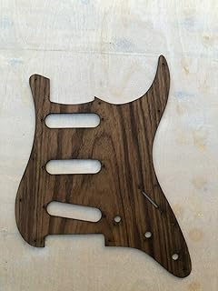 WUQIMUSC Electric Guitar Pickguard for ST style Maple wood Strat Wooden Scratch Plate SSS