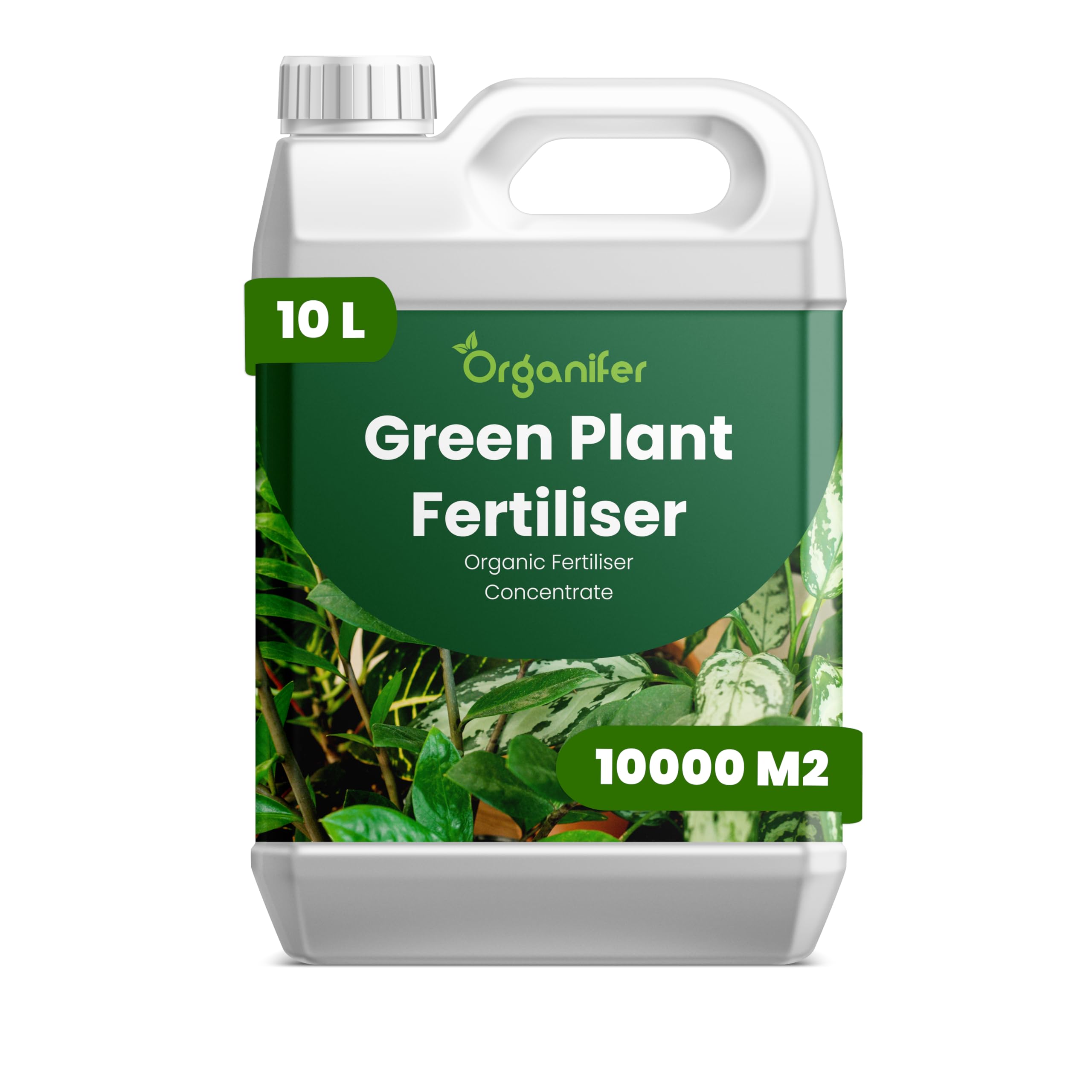 Fertilizante Líquido - 10L - Para Planta Verde - NPK 2-1-8 | Crecimiento Saludable Y Plantas Robustas - Organifer