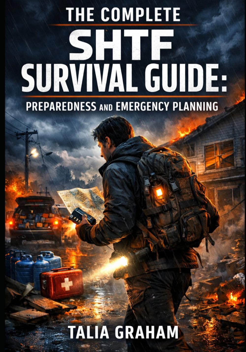 THE COMPLETE SHTF SURVIVAL GUIDE: PREPAREDNESS AND EMERGENCY PLANNING: Water, Food, Shelter, Medical Care, Communication, and Resilience Skills for Natural and Emergency Disasters TALIA GRAHA