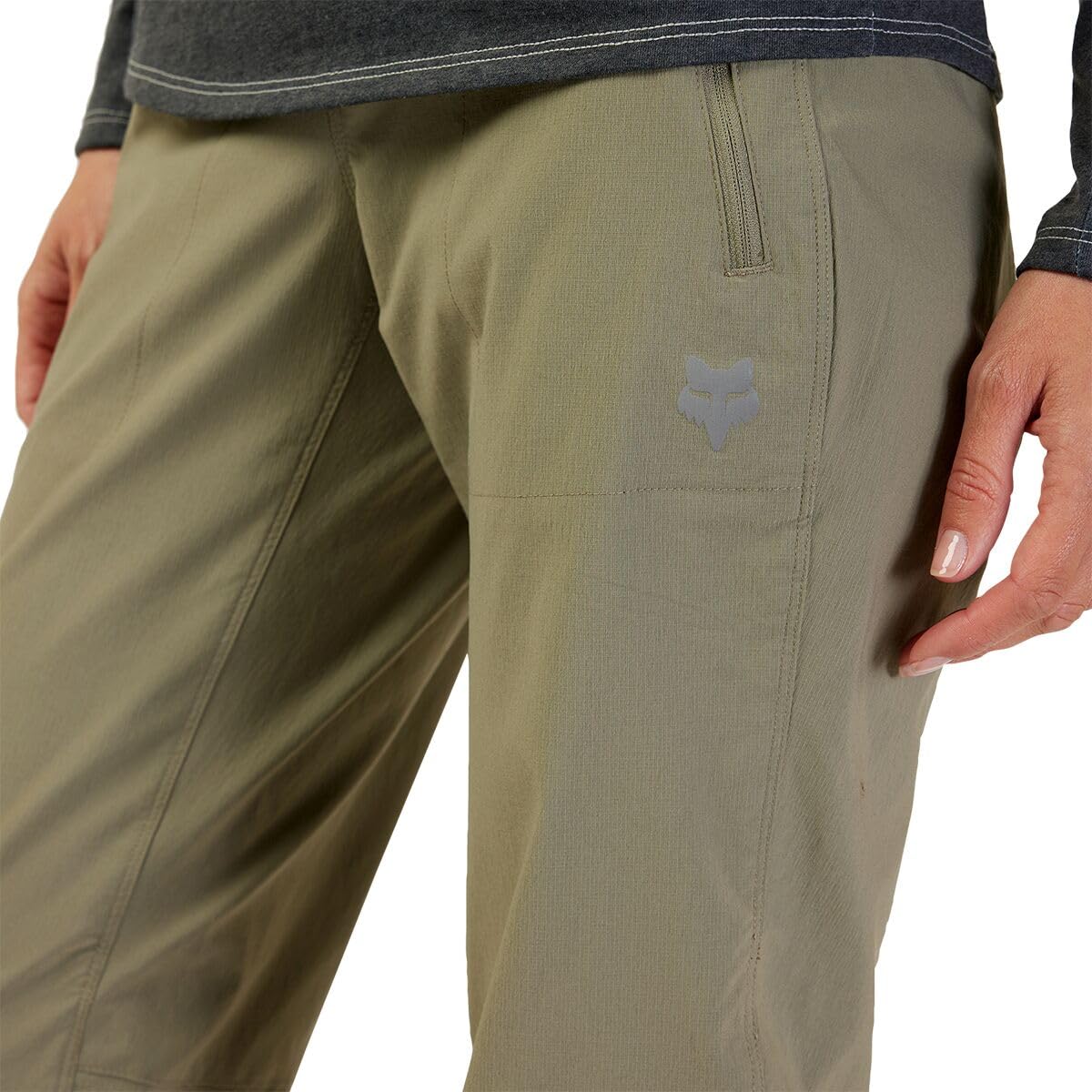 Fox Pantaloni Lunghi da Donna Ranger Lunar MTB, Adobe, Uomo