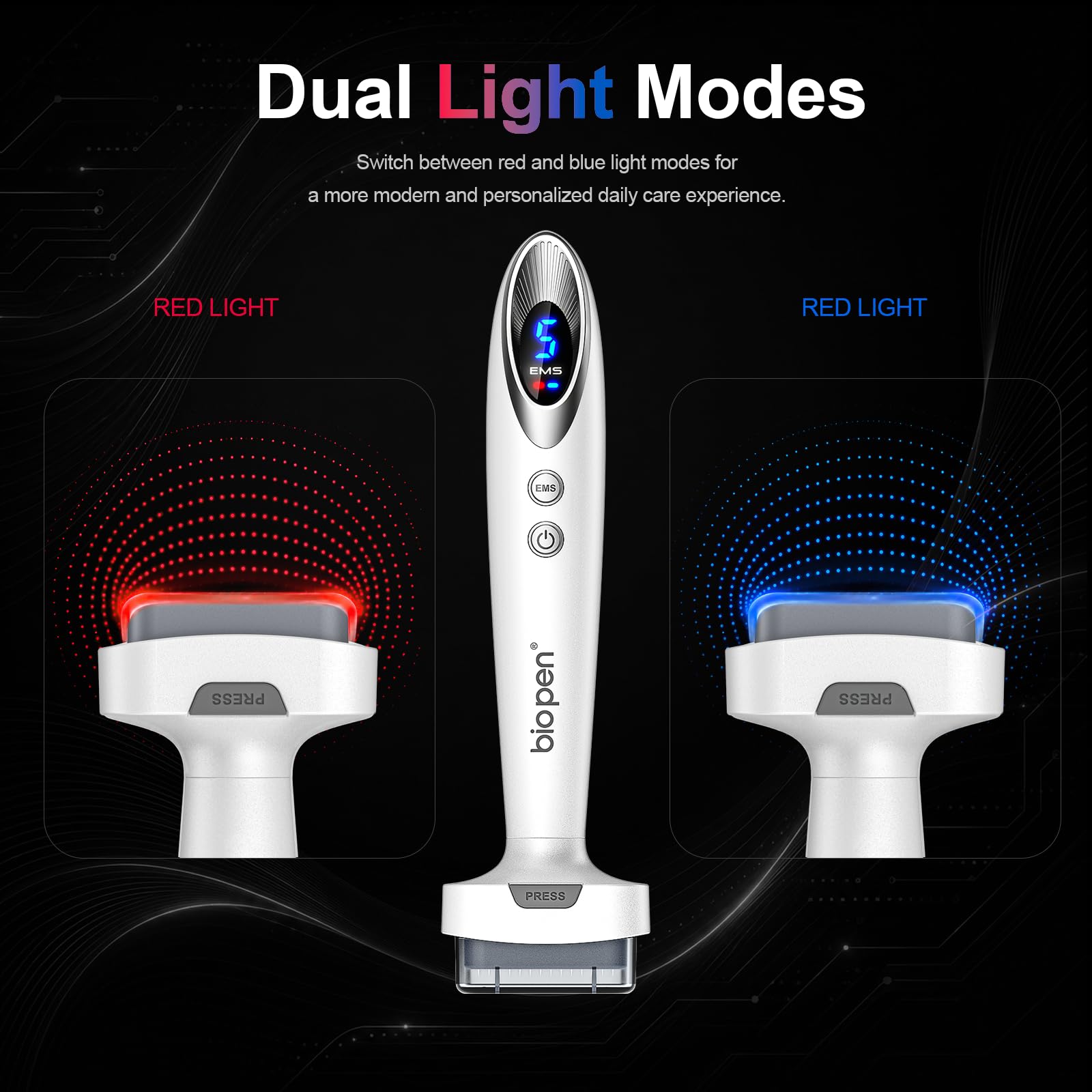 Microneedles Derma Stamp 0.25 mm for Skin Face,Microneedling Stamp Tool with Red Light,Vibration, USB-C Rechargeable,2 Replacement Heads, Micro Needling Stamp Kit for Women and Men