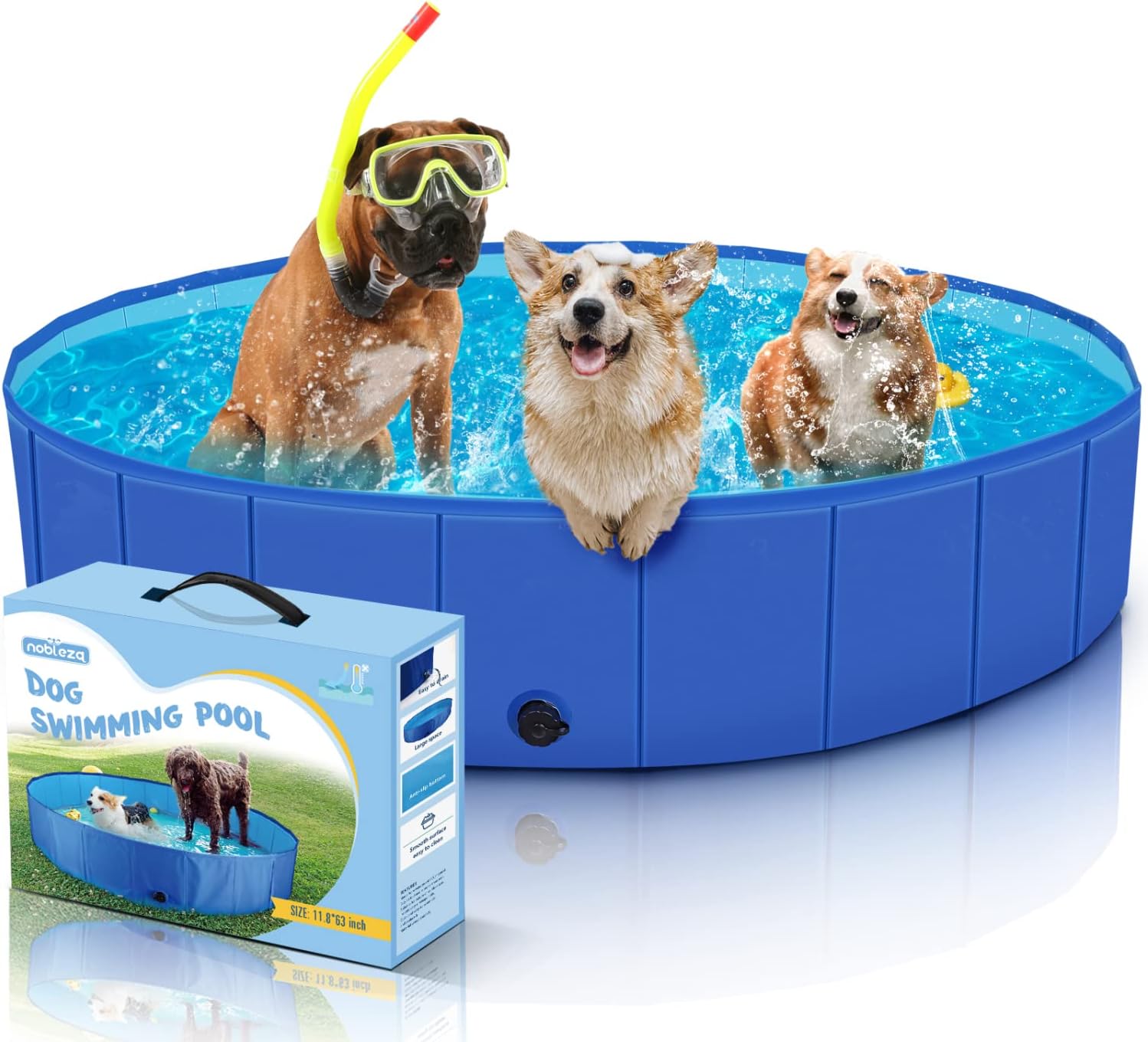 Nobleza Dog Pool, Extra Large Foladable Portable Dog