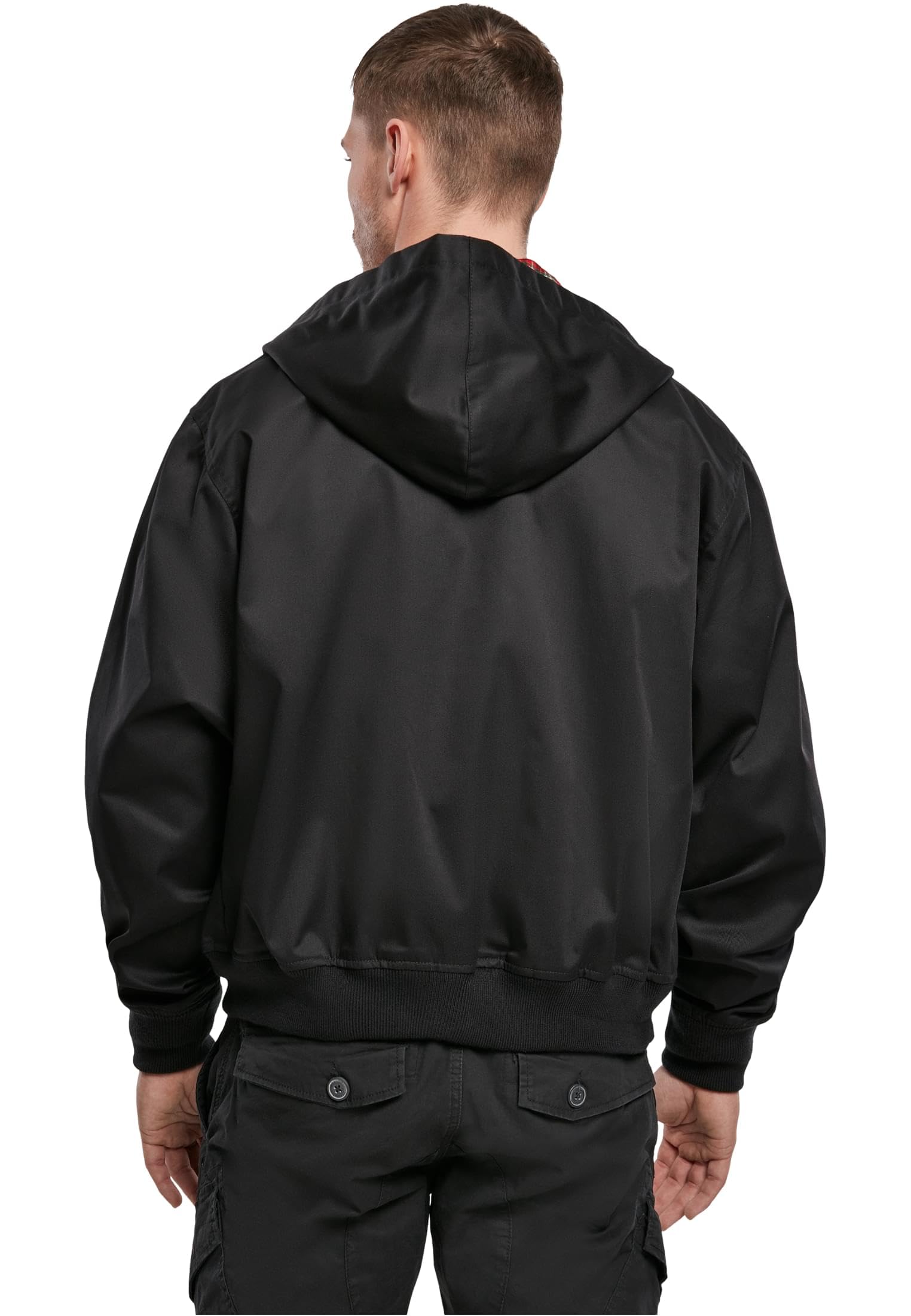 Brandit M?ska kurtka Lord Canterbury, czarna, 4XL, Czarny - Hooded, 4XL