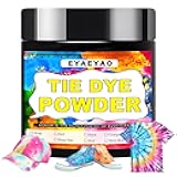 Black Tie Dye for Clothes | Permanent Fabric Dye for T-Shirts, Skirts & More | Non-Toxic Tye Dye Powder for Kids & Adults | Just Add Water (Black, 2 oz)