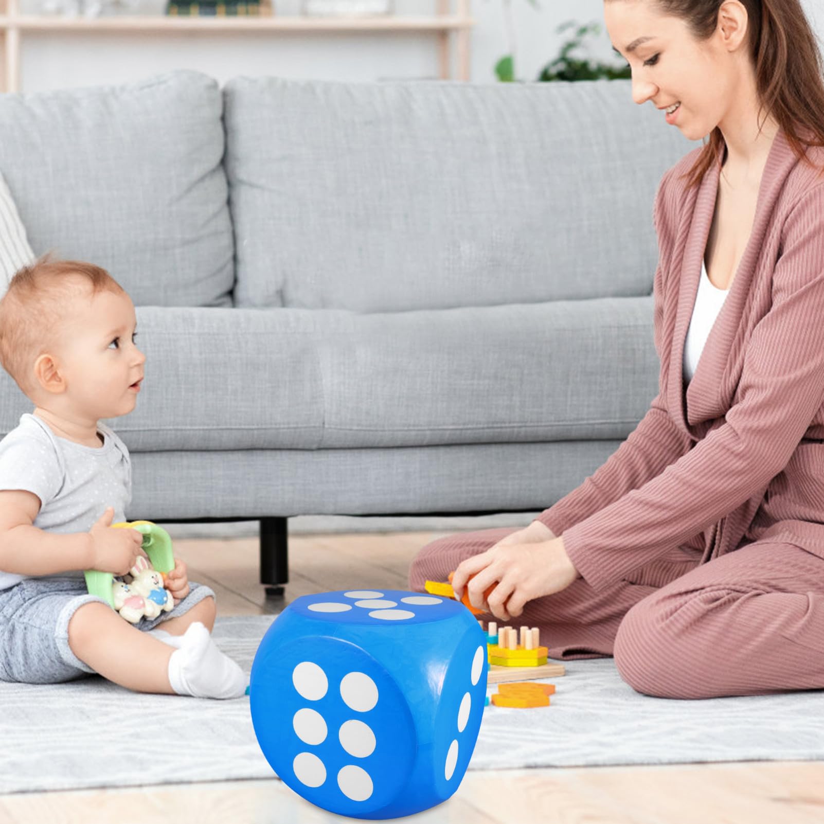 UKCOCO Dados de Espuma Gigantes de Gran Tamaño para Niños y Fiestas