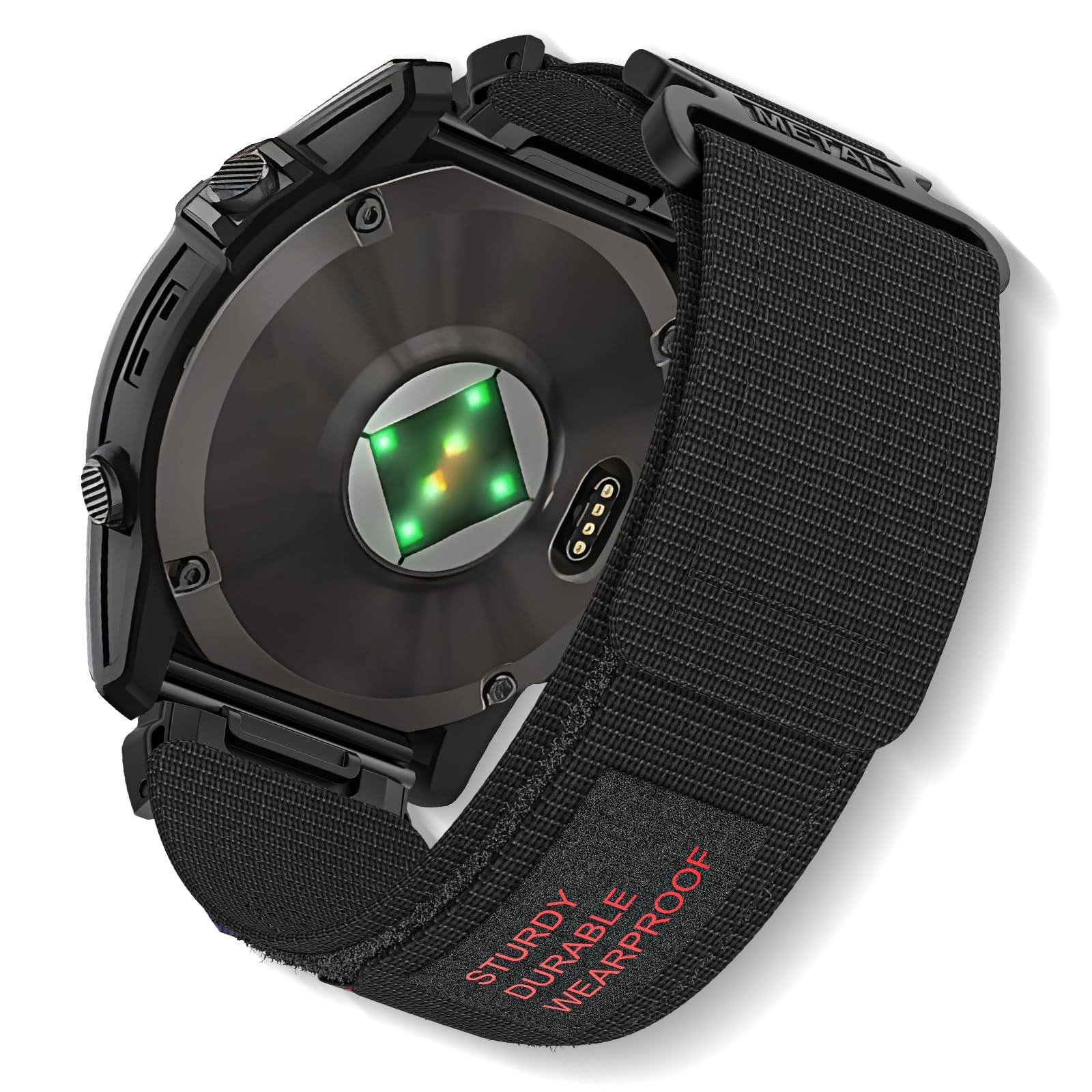 SumRioo QuickFit 22 mm Armband voor Garmin Fenix 7/6/5/Fenix 7 Pro/Fenix 6 Pro/Instinct/Instinct 2 Solar, Nylon Reservehorlogeband voor Garmin Forerunner 965/955/945/935