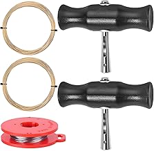 5 Piece Universal Windshield Removal Tools, Windscreen Repair Kit, 2 Windshield Removal Tools, 3 Rolls of Wire, Piano Rope Windshield