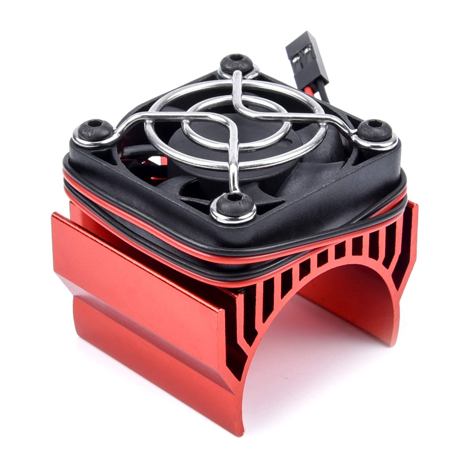 Readytosky RC Motor Heatsink with Cooling Fan Fit 540 550 3650 Size Brushless Motor for 1/10 RC Car Truck Buggy Crawler
