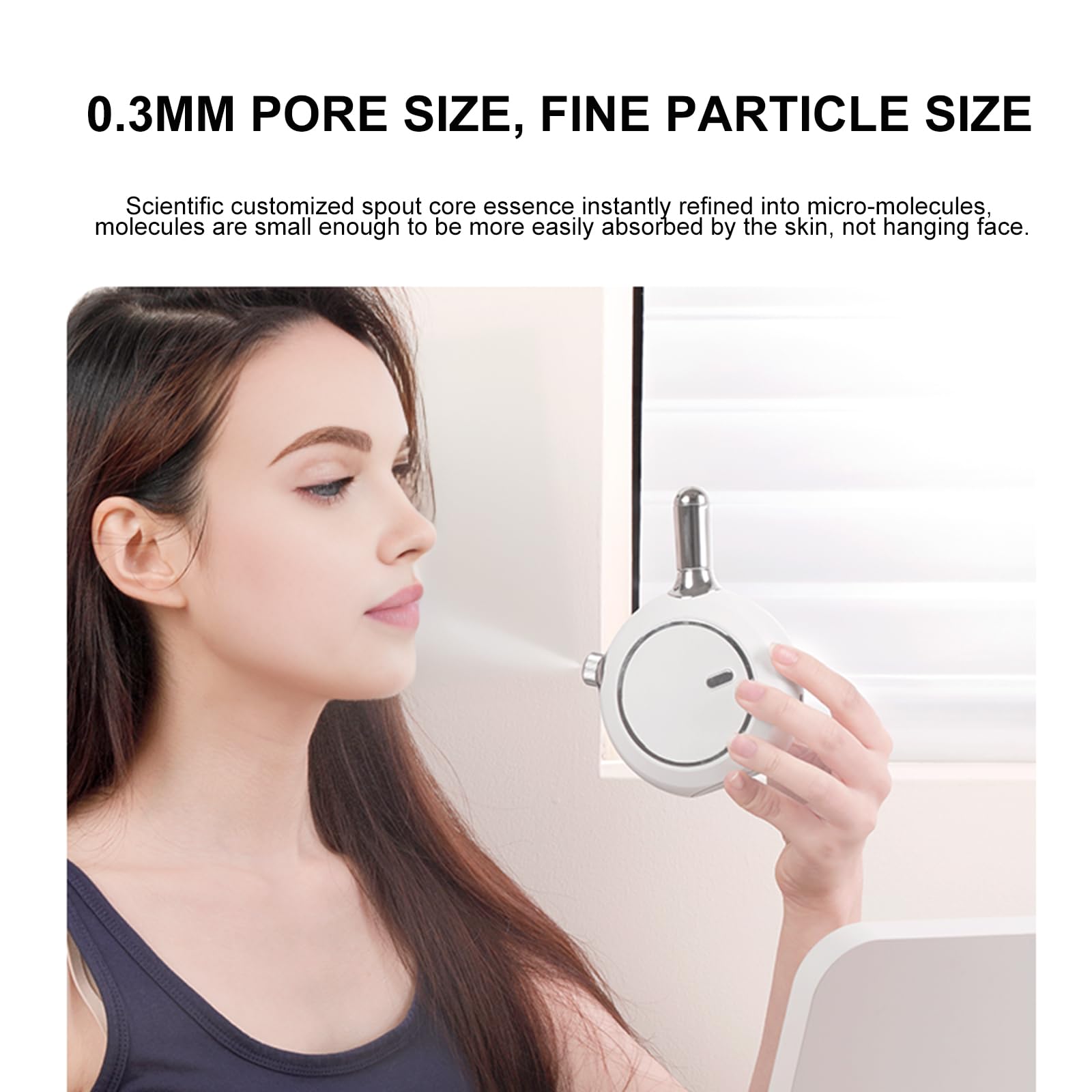 Vaporizzatore facciale SPA+, Best Professional Nano Ionic Warm Mist, nebulizzatore viso da donna, umidificatore portatile, per pulire e stringere la pelle, idratazione quotidiana per il massimo