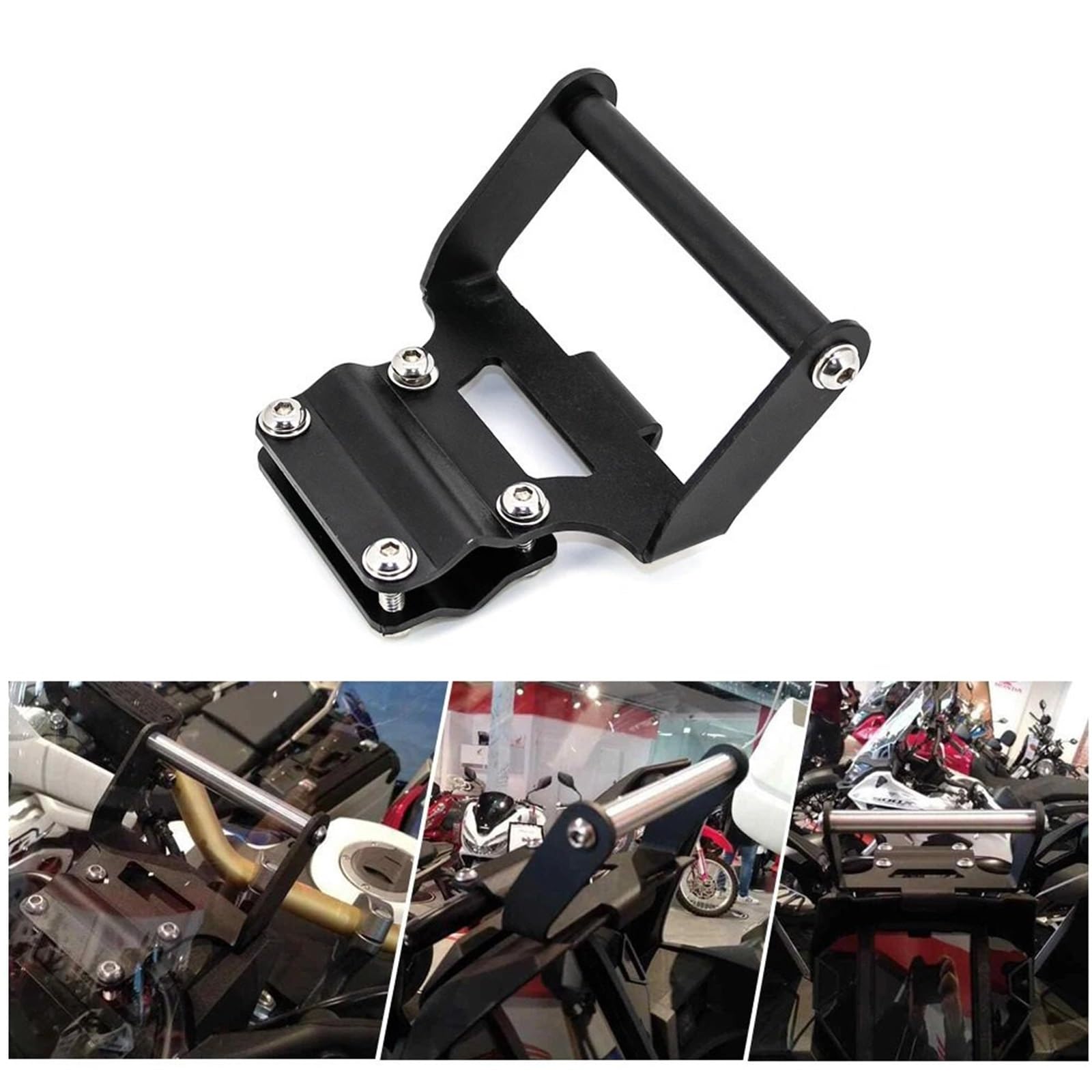 Pasuje do Honda Africa Twin CRF1000L 2018-2019 Uchwyt na telefon komórkowy, uchwyt na nawigację GPS Motocyklowy uchwyt do nawigacji(22mm)