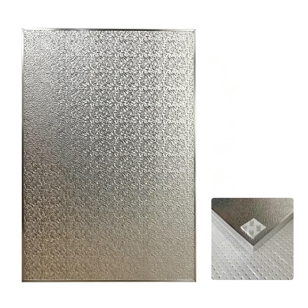 GZHERVICES Protector Contra Salpicaduras Y Escudo Térmico De Papel De - | Paquete De 1 Unidad Alta Densidad Ignífugo, Resistente Al Calor, Aislamiento Para Altas Temperaturas(Silver-A,60x70cm)
